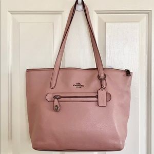 Coach Taylor Tote in Dusty Rose Pink